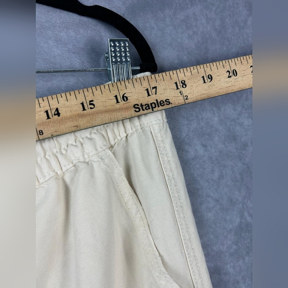 Aerie High Waisted Go-For-It Baggy Cargo Pant in‎ Toasted Coconut Size L - Picture 8 of 10